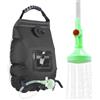 Generic Doccia solare 5 galloni/20L sacchetto smontabile solare del bagno con la | Borsa da doccia da campeggio per esterni, spiaggia, interni, viaggi, cabina, campo, balcone, terrazza, cortile, parco