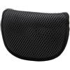 Baoblaze Golf Putter Cover Copri Putter Copertura Testa Mazza Custodia Golf in Mesh Traspirante con Finitura Sportiva E Interno, Nero, Copertura Per Putter Da Golf A Forma Di Semicerchio In Rete