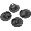 DSOUWEH Anelli a D Versatili, Toppa con Fibbia per Corda, Anelli a D, Pad | tavola da surf, canoa, gommone, kayak, paddle board, gommone, accessori per , kayak, , paddle board,