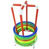 GENERIC Supporto Per Hula Hoop Con Ruote, In Pvc, Con 4 Ruote, Ideale Per Lezioni Di Educazione Fisica Nelle Scuole Medie.
