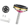 Pffiocix Supporto per computer da bicicletta con supporto superiore per cronometro di ricambio staffa per cronometro a base fissa accessori per ciclismo Staffa di montaggio per
