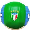 CUCUBA Pallone Da Volley Beach Volley Power Modello con Scudetto Tricolore Italia (Bianco Rosso Verde) per Allenamento o Partita Diametro 21 cm