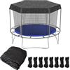 Generic Copertura parasole per trampolino, per esterni e esterni | Parasole per trampolino, protezione per attrezzature ricreative per esterni, cortile, parco, parco giochi, cortile, prato