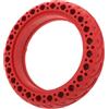 Healeved Ruota Piena da 8 Pollici per Monopattino Elettrico M365 in Gomma | Antiforatura, Superficie Antiscivolo, Ricambio per Ruota Anteriore o Posteriore, Rosso