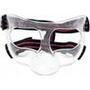 PETSOLA Maschera Facciale Sportiva Sagomata Ventilato Para con Cinghie di Fissaggio Resistente Agli Urti Parabocche Parazigomi con Calotta Durevole Calcio