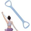 Generic Fasce di resistenza con maniglie in silicone figura 8 corda di tensione | Fasce di resistenza da donna per casa, palestra, yoga, parte superiore del corpo, braccia, spalle, schiena, petto, gamba