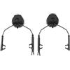 OTOTEC 1 Paio Di Adattatori Guide Casco Tattico Supporto Cuffie Adattatore Guide Arc Casco Compatibile Con Supporto Cuffie Peltor Comtac Casco Serie FAST/ACH/MICH Collegato