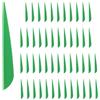 Asyduey Frecce Vanes 4 Pollici di plastica Fletching per frecce DIY tiro con l' 50 Confezione (Verde)