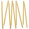 GALPADA 2 Pezzi Asta per Tenda Telescopica, Pali per Tende in Lega di Alluminio Oro, 8,5mm X 3,3, 9 Sezioni, e Resistente al Vento, per Trekking e Arrampicata