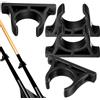 BESTOMZ 4 Pezzi Supporto per Pagaia Kayak in Plastica Nero | Kayak e Canoe, Tiene la Pagaia Ferma, Riutilizzabile, Aiuta a Risparmiare Energia Durante la Pagata