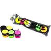 PRO ELITE complementos de padel Overgrips Pro Elite Comfort. Blister contenente 2 pezzi di colore giallo, 2 pezzi di colore rosa, 1 verde, 1 arancione, tutti forati.