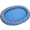 Gatuida Zattera Galleggiante Gonfiabile per Cani, PVC 140x96 Cm, Blu | Doppio Strato Saldato, Bordi Rialzati, Texture Antiscivolo in Rilievo, per Laghi e Campeggio