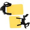 Toddmomy 2 Pezzi Occlusore per Occhiali da Tiro Clip in ABS Giallo, Protezione Laterale Leggera e Confortevole per Tiro a Bersaglio e Poligono