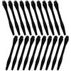 CRAFTHROU 60 Pezzi Aste di Ricambio per Freccette in Nylon Filettate Nere | Connessione Sicura, Presa Migliorata, Design Zigrinato, Compatibilità, Ricambio Pratico