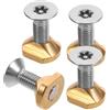 UKCOCO 4 Pezzi Set di Fissaggio M8 in Acciaio Inox e Ottone | Compatibilità con Tavola a Motore e Sup, Montaggio Sicuro, Dimensioni 1,80x1,40x0,80cm