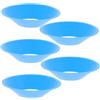 Veemoon 5 Pezzi Supporto per Pallone da Calcio Multifunzione in PE Blu | Base Espositiva per Palline, Uso Interno Domestico, Adatto a Football e Baseball, Colore Blu