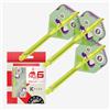 Target Darts Target Japan Xeno K Flex Freccette Alette e Aste Sistema, No.2/No.6 | Pack of 3 Kflex Tutto in Uno Volo, Player Edizione Motomu Sakai Freccettes Accessori | K-Flex Dart Stelo - Corto/Intermedio/Medio