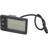 VBESTLIFE Misuratore Display LCD per Bici Elettrica, Pannello di Controllo S866 con Contorno Impermeabile a 6 Pin, Computer di Guida per Modifica Scooter, Ampio Schermo Retroilluminato, Manubrio