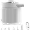 TABSIRAH Pompa ad aria elettrica portatile, 6 ugelli, luce da campeggio a LED | Pompa di gonfiaggio portatile a riempimento rapido, 6 ugelli inclusi, galleggianti per piscina, materassini, anelli da nuoto