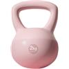 Generic Sand Kettlebell - Kettlebell da donna, in neoprene, morbido, silenzioso | Impugnatura antiscivolo testurizzata; peso di sabbia che si adatta alla mano; sicuro sul pavimento; 2 kg per pilates, yoga
