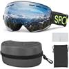 Eulihent Maschera Sci Maschera da Sci Occhiali da Sci Snowboard Maschera da Snowboard e Sci per Occhiali da Vista Occhiali da Sci Anti Nebbia