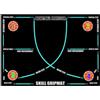 Generic Pallacanestro Training Mat Ball Sport Pratica Forniture | Tappetino da allenamento per bambini, adulti, giocatori, atleti, squadre scolastiche, allenatori, appassionati di fitness