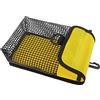 Tdoutop Borsa Organizer Portatile in Rete con Clip Girevole per Riporre Mulinelli da Sub/Boa di Segnalazione per Immersioni Subacquee, Immersioni, Giallo, Maglia Larga
