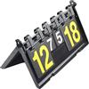 Asyduey Basket Calcio Pallavolo Tabellone Segnapunti Tabellone Segnapunti in Plastica Impermeabile 4 Cifre
