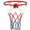 Jojomino 32 cm Parete Basket Hoop Rete Cerchio Metallo Appeso Cesto Basket Palla-Palla Parete Rim con Indoor Outdoor Sport