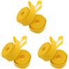 TOPPERFUN 6 Pezzi Nastro Antiforatura per Ruota Bici in PVC Giallo | Pneumatico e Camera D'aria, Elasticità Elevata, Leggero, Adatto a Mountain Bike su Terreni Complessi