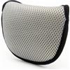 Baoblaze Golf Putter Cover Copri Putter Copertura Testa Mazza Custodia Golf in Mesh Traspirante con Finitura Sportiva E Interno, Grigio, Copertura Per Putter Da Golf A Forma Di Semicerchio In Rete