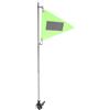 JUMPLAWN Asta Bandiera Telescopica per Carrello Golf, estremità Rotonda | Striscia Riflettente, Montaggio Rapido e Stabile, per Uso Esterno su Golf Rimorchi