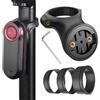 Generico Morsetto Sella Supporto Robusto Leggero Facile Installazione | Kit Supporto Luce Posteriore per Bici Per Ciclismo su Strada, Mountain Bike, Touring, Pendolarismo, Guida all'aperto e