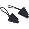 ULTECHNOVO 4 Pezzi Tappo di Scarico Nero per Kayak con Cordino in Silicone | Leggero e Portatile, Installazione Facile, Design, per Kayak, Canoa Mare e Barca Marina