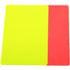 Generic Cartellini Rossi e Gialli per Arbitro di Calcio, Carte da Record in PVC | Robusto Materiale in PVC, Leggero 14 G Ciascuno, Set da 2 Pezzi per Partite di Calcio, Strumento Arbitro Portatile