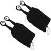 DEEPCRAFF 2 Pezzi Copricasco da Sci Cartone Animato Elastico Nero | Protezione Decorativa, Filato Elastico, Facile da Pulire, per Sport Invernali e Snowboard