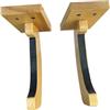 Generisch Supporto da skateboard per montaggio a parete, per tavole da sci in legno | Scaffale da parete per riporre skateboard, per interni, cantina, garage, fattoria, giardino, terrazza, casa sulla spiaggia