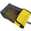 Tdoutop Borsa Organizer Portatile in Rete con Clip Girevole per Riporre Mulinelli da Sub/Boa di Segnalazione per Immersioni Subacquee, Immersioni, Giallo, Maglia Piccola