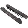 Toyvian Porta Stecche da Biliardo da Parete in Legno per 6 Stecche | Montaggio a Muro, per Sale Biliardo e Spazi Domestici, Stile Elegante, Organizza e Protegge le Stecche
