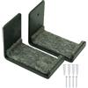 DEEPCRAFF 2 Pezzi Espositore per Snowboard da Parete in Metallo, | Supporto Multiuso, Portata Robusta, Stile Semplice ed Elegante, per Casa e Stazione Sciistica