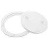 BESTYASH Portello Marino Circolare Antiscivolo in ABS Bianco | Accesso su Coperta per Yacht e Kayak, Apertura Rotonda, Uso Marino e Veicolare, Tenuta Sicura