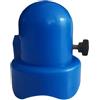 Generic Tappo per per trampolino - Sostituzione di 3 tappi per pali | 8 cm con bulloni a vite | Copertura per tubi per bastoncini per trampolino da 1,5 pollici | Tappo per tubo castello