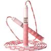 Alasum Corda per Saltare a Perline Regolabile in PU Rosa, Jump Rope per Esercizio Fisico e Allenamento di Resistenza, per Ragazze e Donne