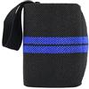 Hailong Ming Fascia Elastica Regolabile per Polso, Nero e | Chiusura avvolgente, Fascia da ginnastica, Prevenzione infortuni, Per professionisti