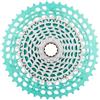 WAKMBOZS Adatto per Cassetta ZTTO CNC XD Teal ULT MTB 12 velocità 10-50T 10-51T 9-46T 10-46T 12s Pignone 12V K7 pignone per Bicicletta Falsamaglia Catena Bici(12s 9-46T Teal-Y)