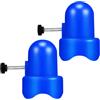 GLEAVI 2 Pezzi Tappo Sferico Blu per Trampolino in ABS con Vite a Mano | Ricambio per Accessori Trampolino, Installazione Semplice, Stabilità Migliorata, Design Estetico, Uso Versatile