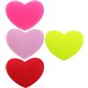Alipis 4 Pezzi Smorzatore di Vibrazioni a Cuore in Silicone | Installazione Semplice, Compatibilità, per Partite, Fissaggio Sotto Piatto Corde