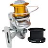 DURAFLOT BOUREL 10000 Mulinello da pesca per surfcasting - Grande capacità 500 m, Freno 10 kg, 6+1 cuscinetti, Rapporto 4.1:1, Bobina alluminio + Grafite extra resistente al salnitro