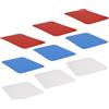 Toyvian 9 Pezzi Toppa per Riparazione Kayak Gonfiabile in PVC, Kit Leggero e Portatile per Sigillatura Istantanea di Zattere e Gommoni per Sport Acquatici Outdoor