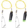 Asyduey 2 Pezzi Plus Line Release, 17 Pollici Downrigger Release Stacker Clip Leader da Pesca con Clip Un Scatto per Palangari